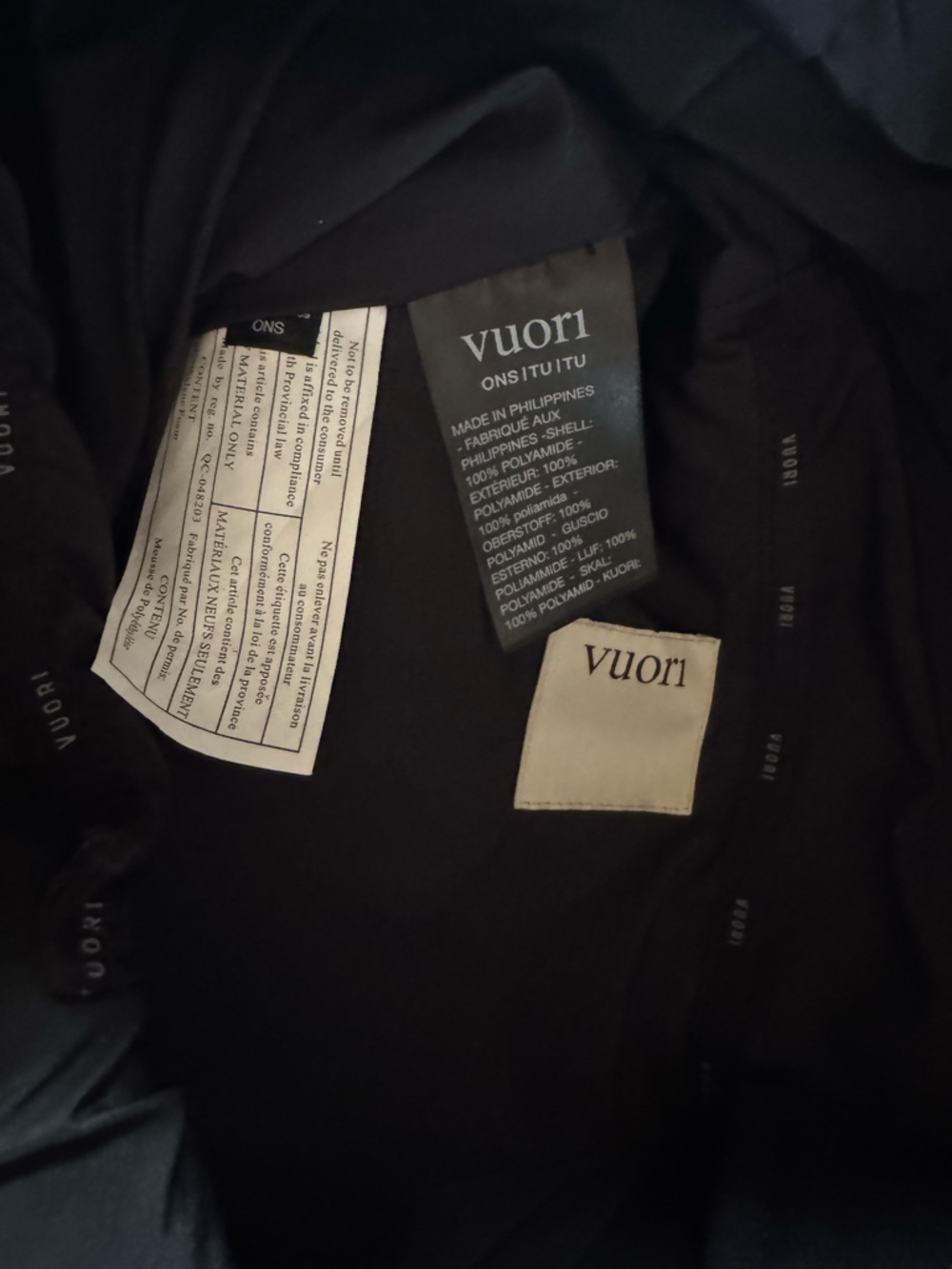 VUORI•ALL AROUND TOTE•BLACK•OS - Picture 8 of 10